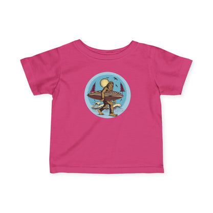 Ventana Surfsquatch by Thiago Bianchini - Infant 100% Cotton T-Shirt