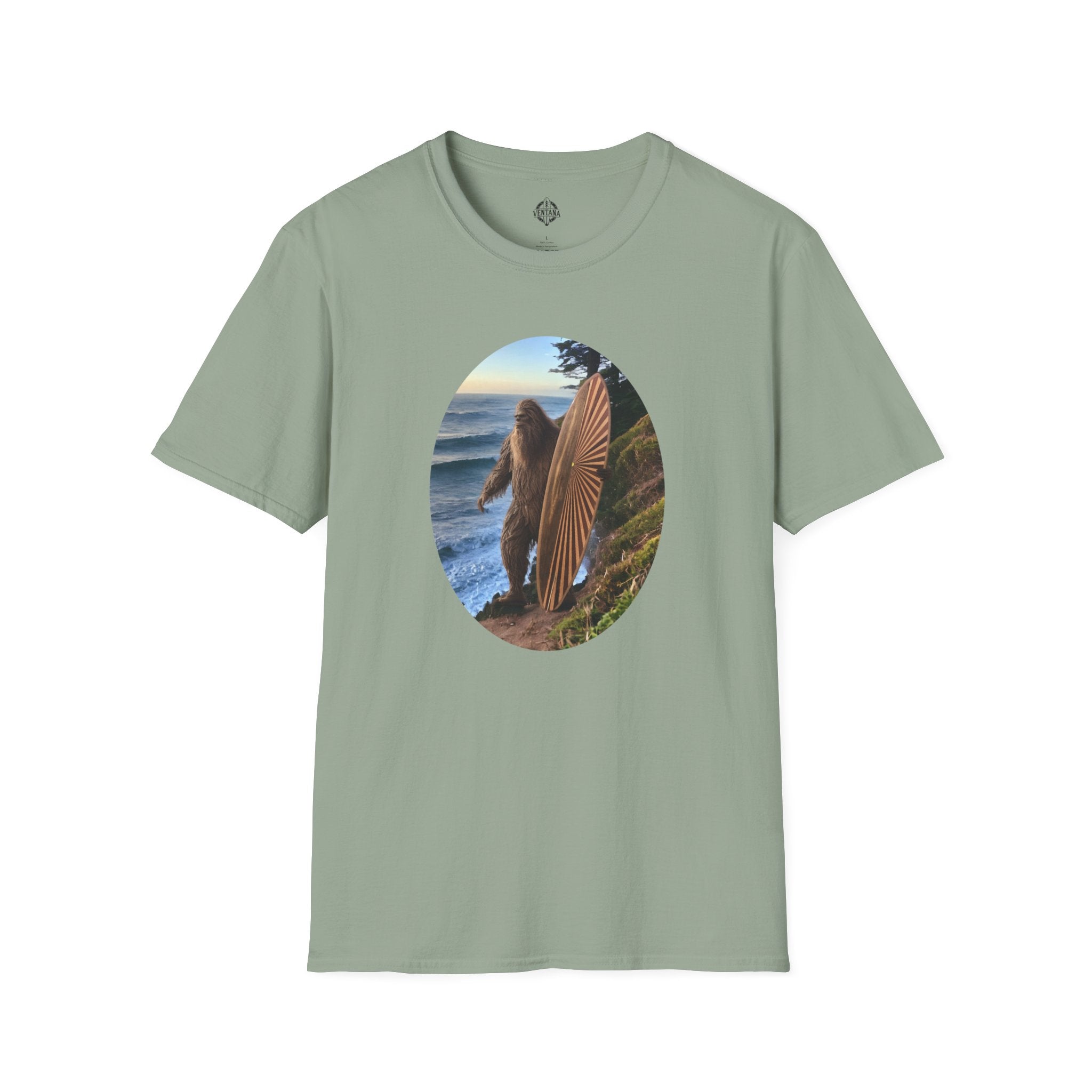 Ventana Real Surfsquatch Unisex - U.S. Cotton T-Shirt