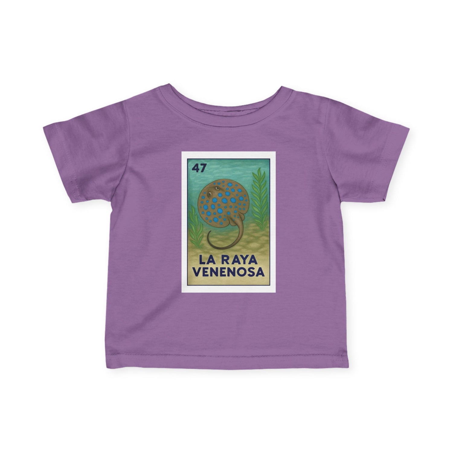 Stingray Lotería - Infant 100% Cotton T-Shirt (La Orca)