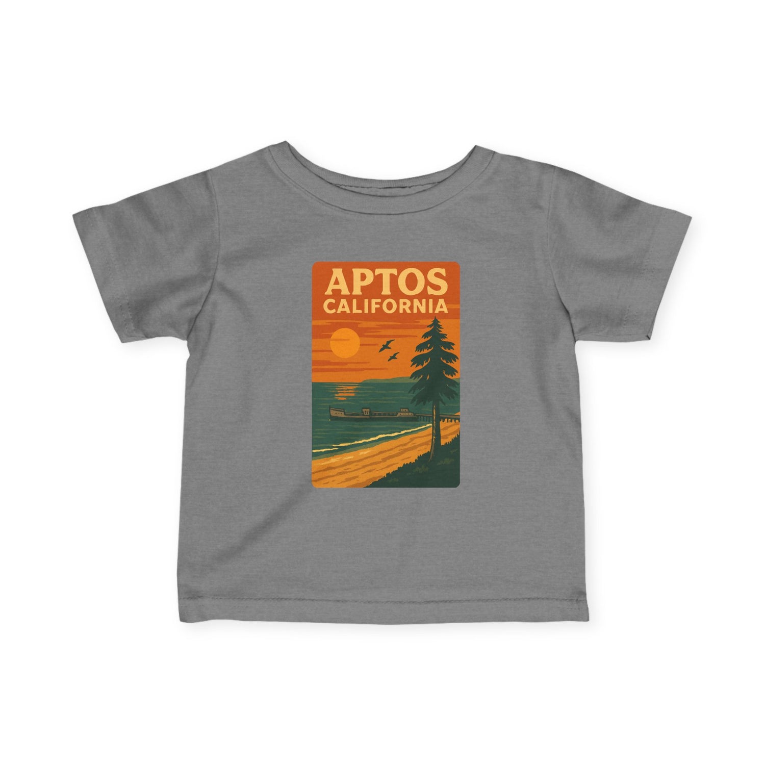 Aptos California Sunset - Infant 100% Cotton T-Shirt