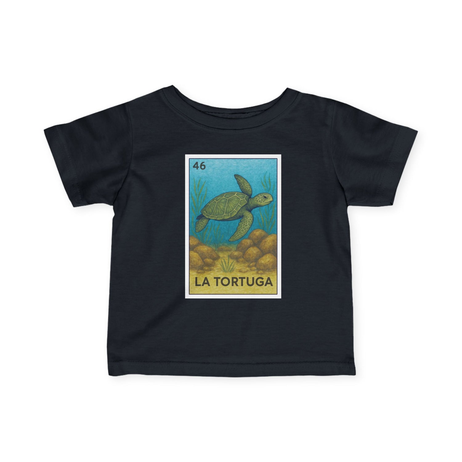 Turtle Lotería - Infant 100% Cotton T-Shirt (La Tortuga)