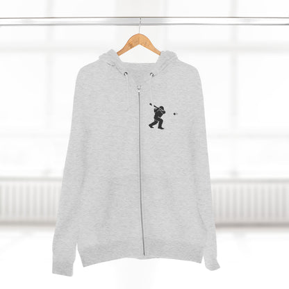 Ventana Sluggersquatch Unisex - Zip Cotton Blend Fleece Hoodie