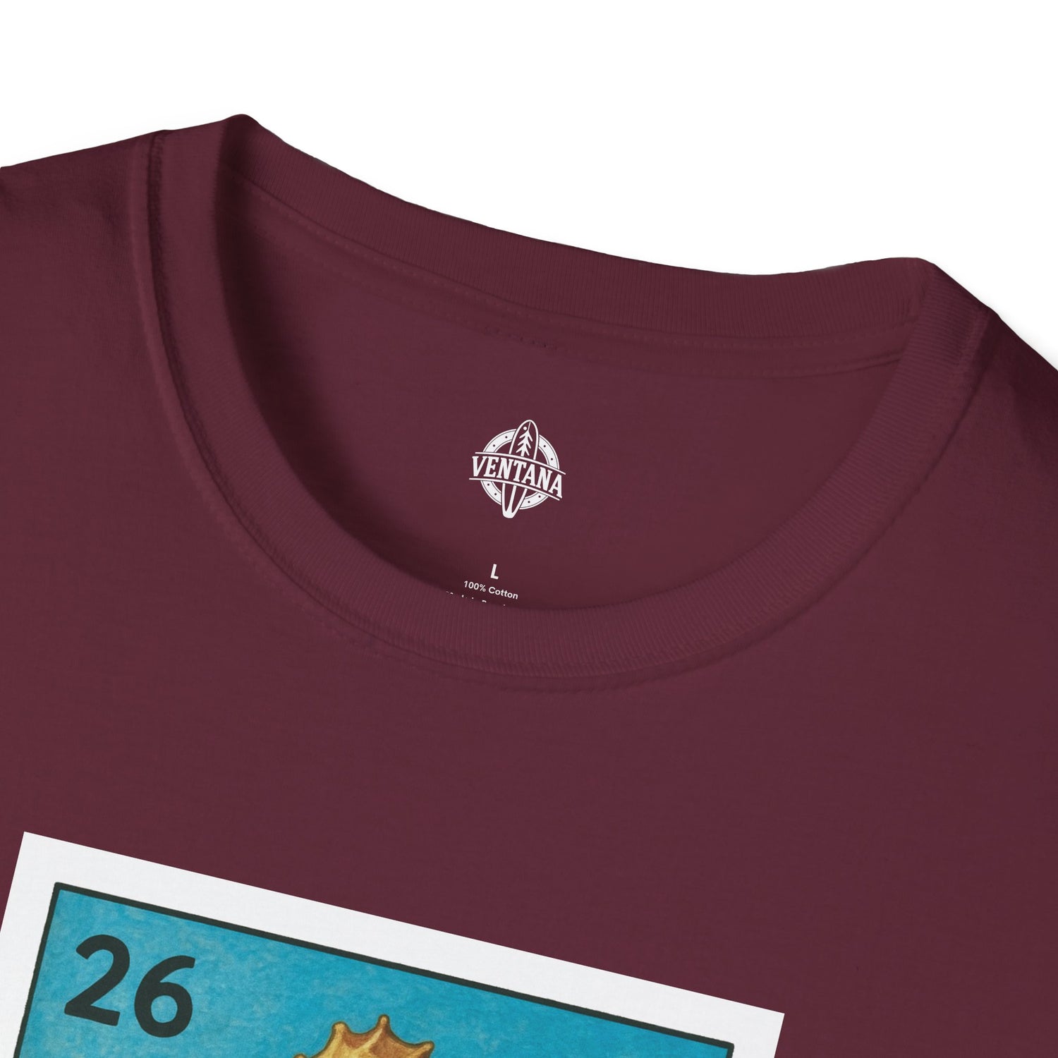 Seahorse Lotería Unisex - Soft Style U.S. Cotton T-Shirt (El Caballito del Mar)