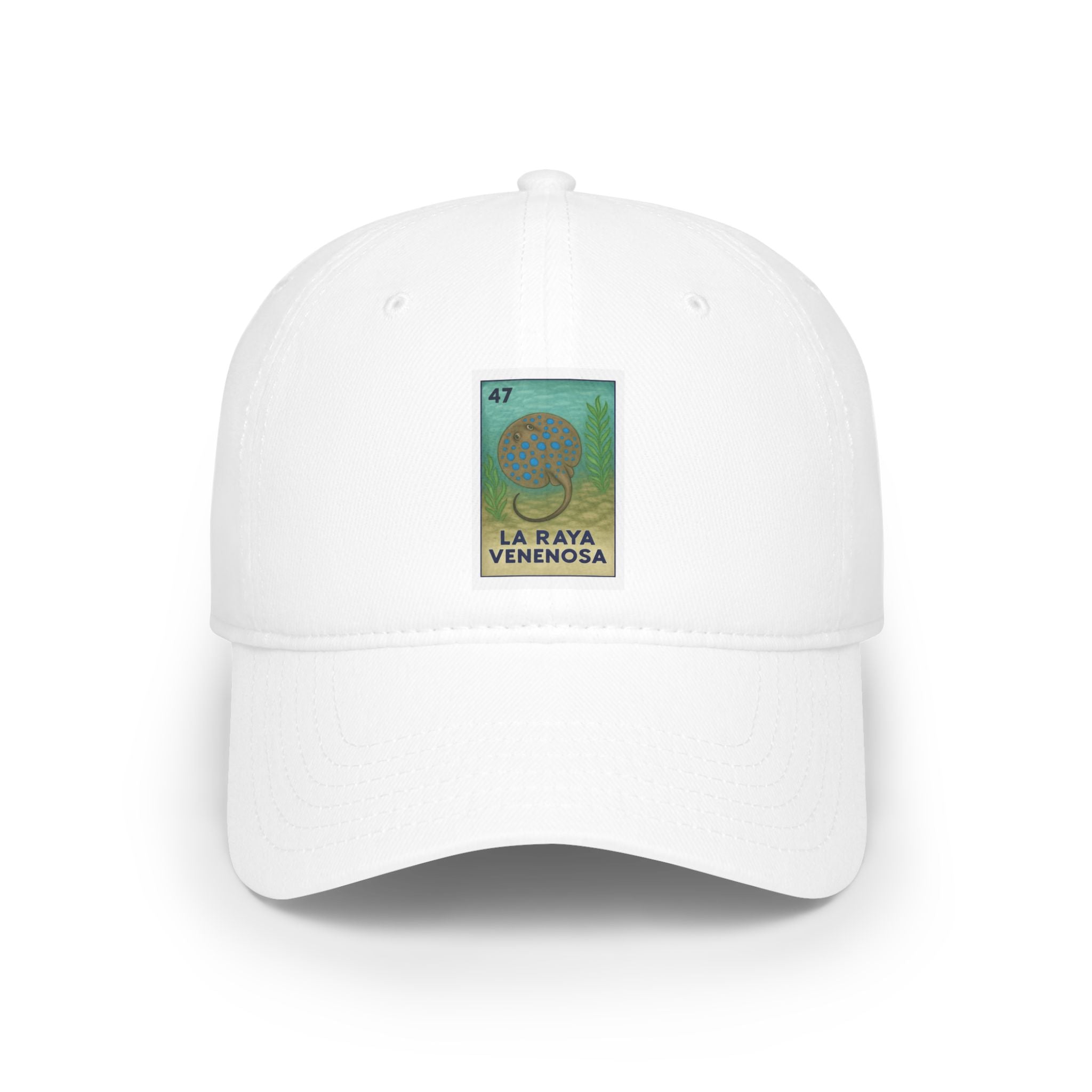 Stingray Lotería Unisex - 100% Cotton Baseball Cap (La Raya Venenosa)