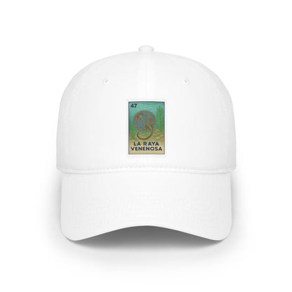 Stingray Lotería Unisex - 100% Cotton Baseball Cap (La Raya Venenosa)
