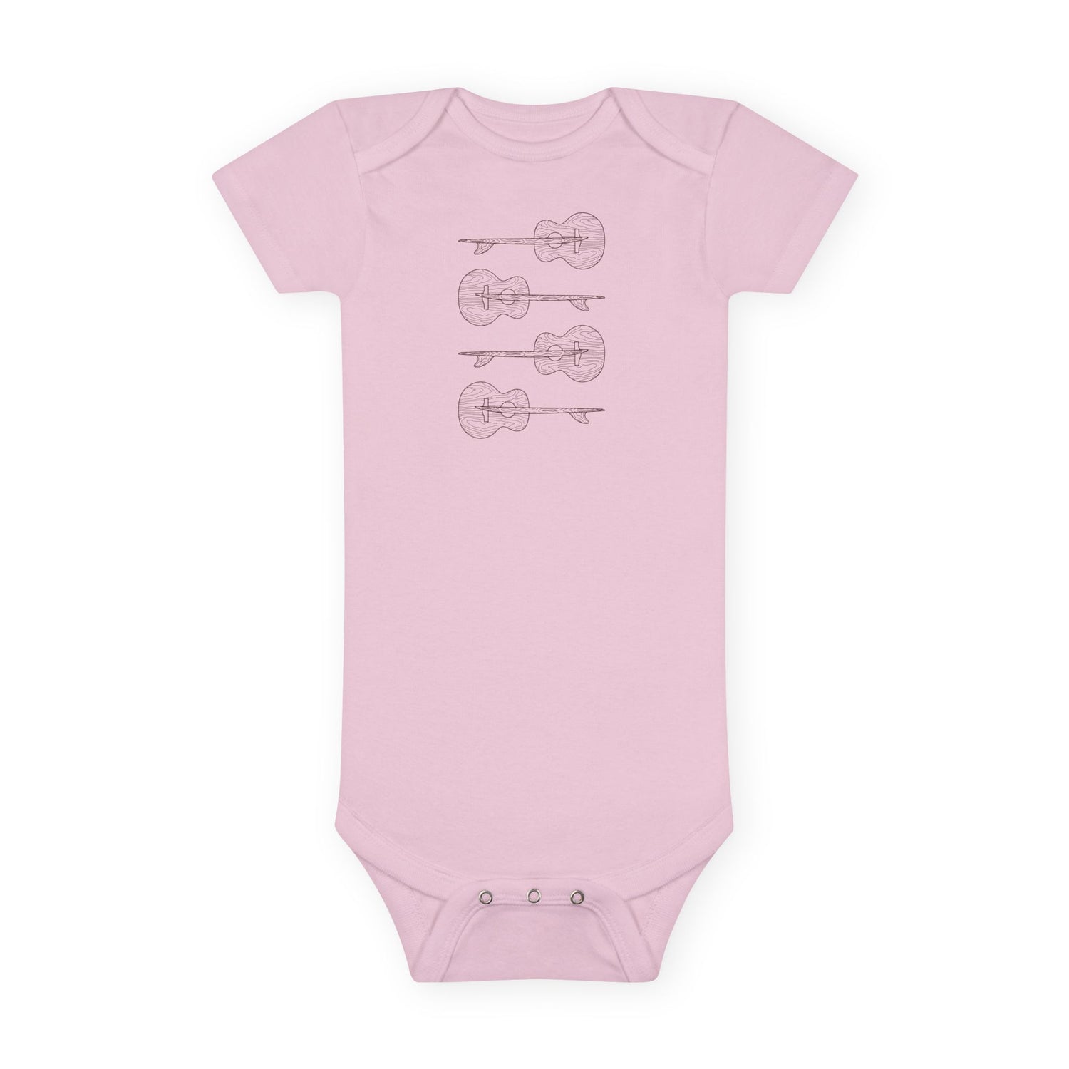 Ventana Santa Cruz Guitar Collab - Baby Short Sleeve 100% Cotton Onesie