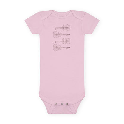 Ventana Santa Cruz Guitar Collab - Baby Short Sleeve 100% Cotton Onesie