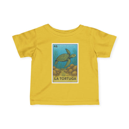 Turtle Lotería - Infant 100% Cotton T-Shirt (La Tortuga)