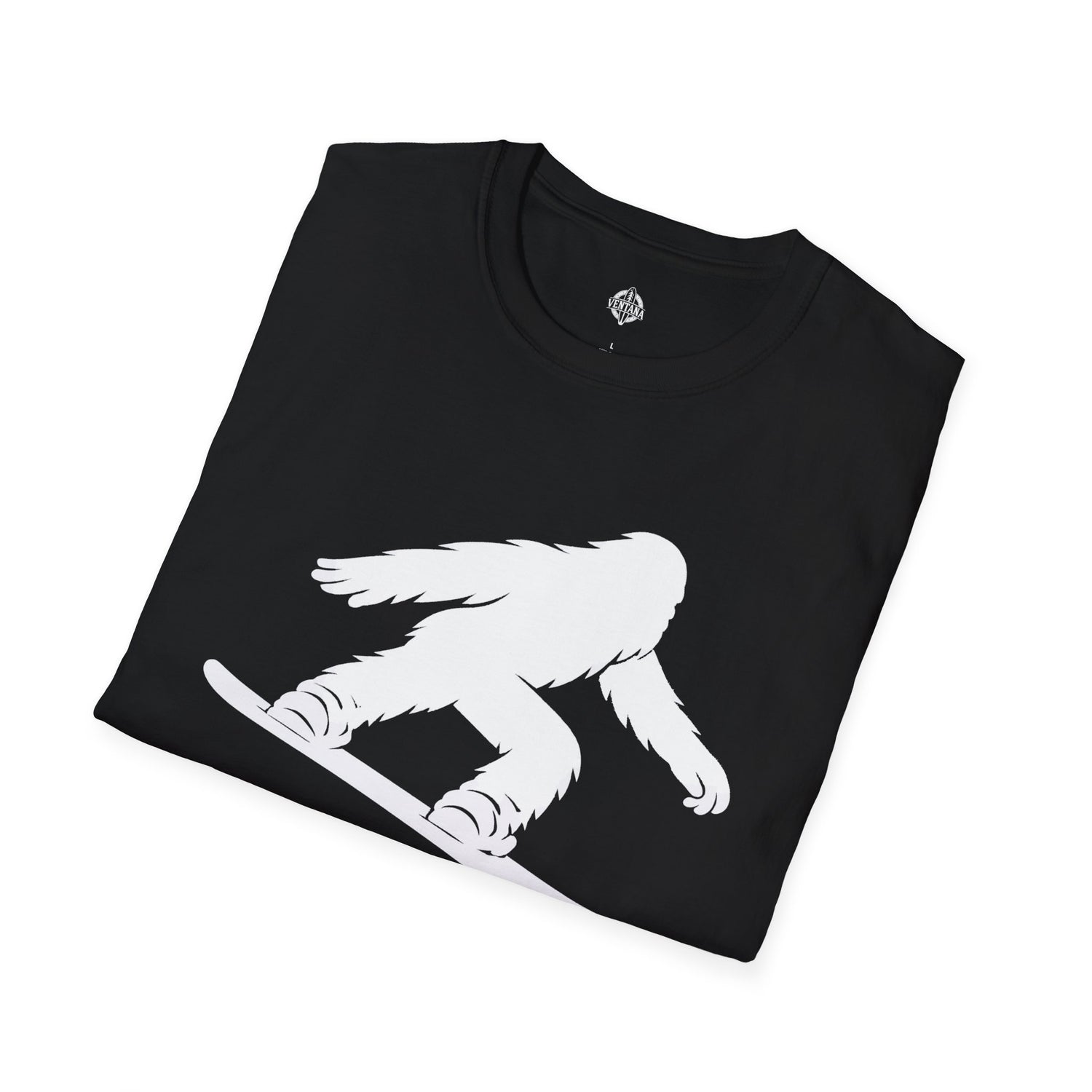 Ventana Shreddy Yeti Snowboard Unisex - U.S. Cotton T-Shirt