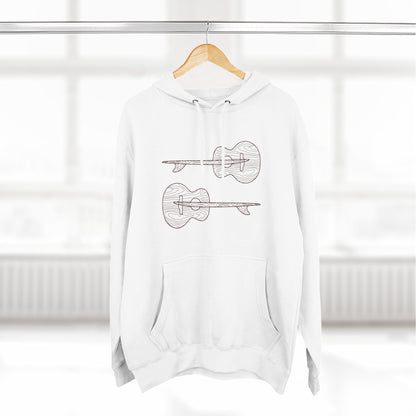 Ventana Santa Cruz Guitar Collab Unisex - Pull-Over Cotton Blend Fleece Hoodie