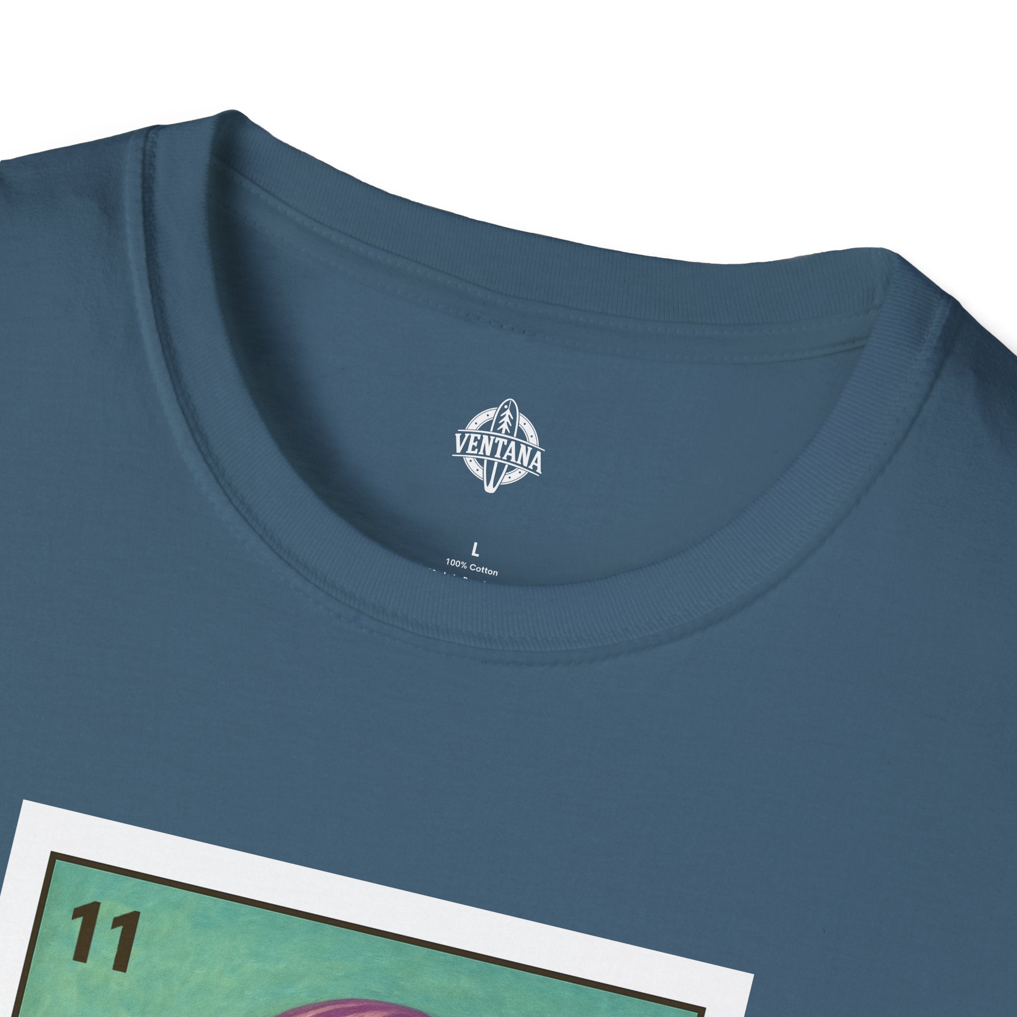 Sea Jelly Lotería Unisex - Soft Style U.S. Cotton T-Shirt (La Medusa)