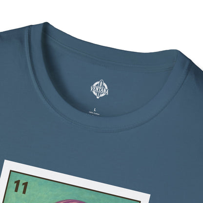 Sea Jelly Lotería Unisex - Soft Style U.S. Cotton T-Shirt (La Medusa)