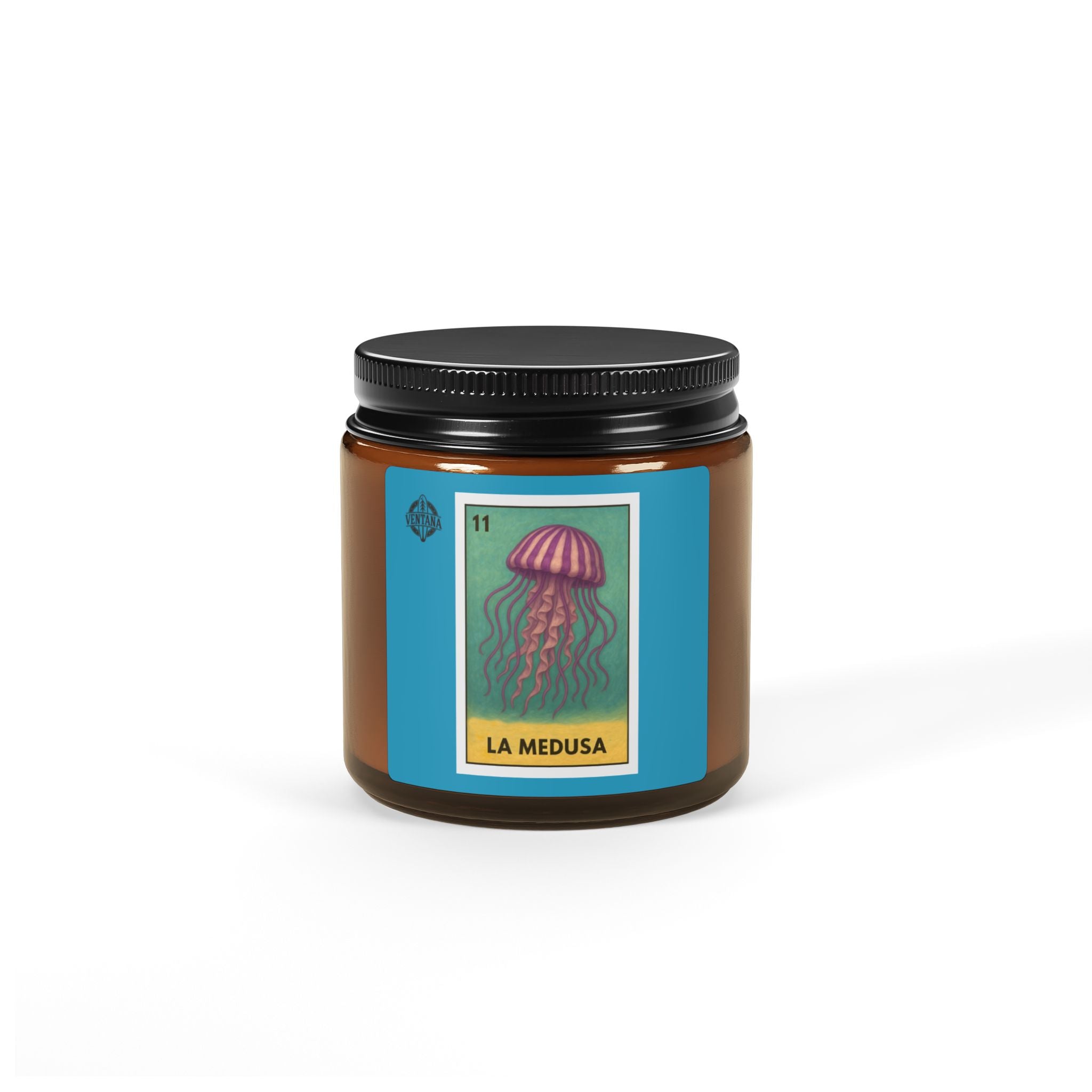 Sea Jelly Lotería - Scented Soy Candle (La Medusa)