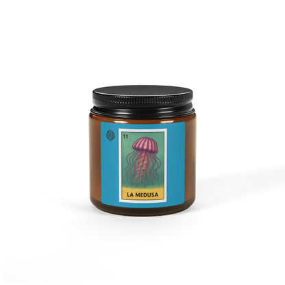 Sea Jelly Lotería - Scented Soy Candle (La Medusa)