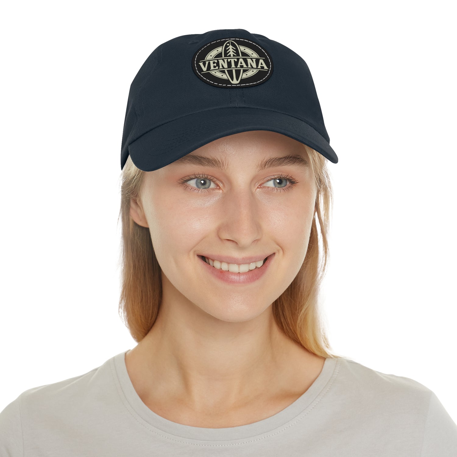 Ventana Treefish Logo Vegan Leather Patch Hat