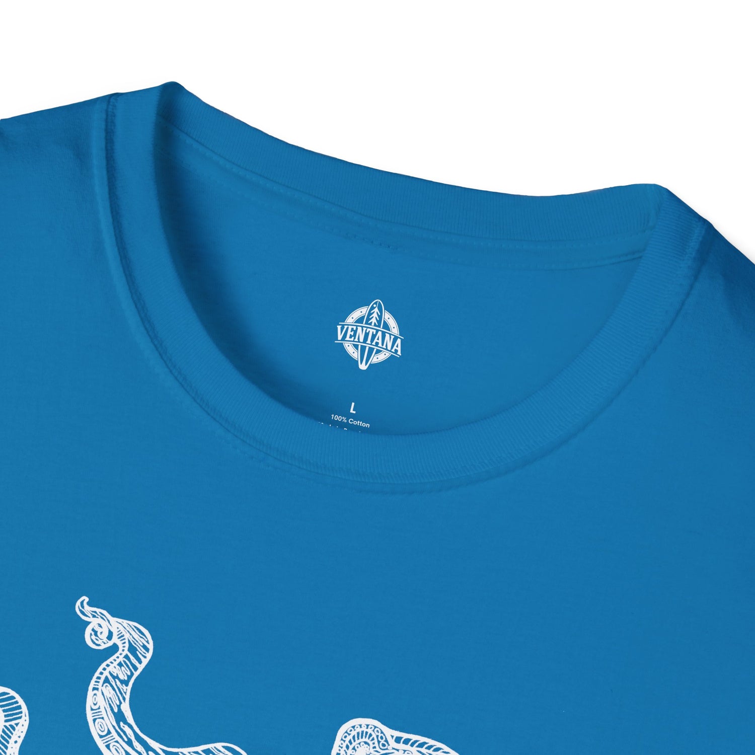 Ventangle Octopus Unisex - Soft Style U.S. Cotton T-Shirt