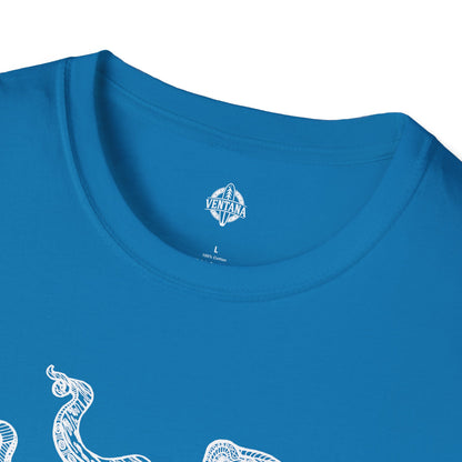 Ventangle Octopus Unisex - Soft Style U.S. Cotton T-Shirt