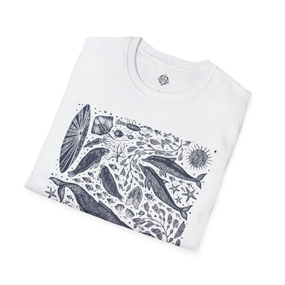 Ventana Marine Life by Lili Arnold Unisex - Soft Style U.S. Cotton T-Shirt