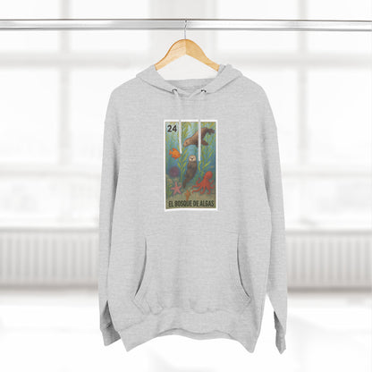 Kelp Forest Lotería Unisex - Pull-Over Cotton Blend Fleece Hoodie (El Bosque de Algas)