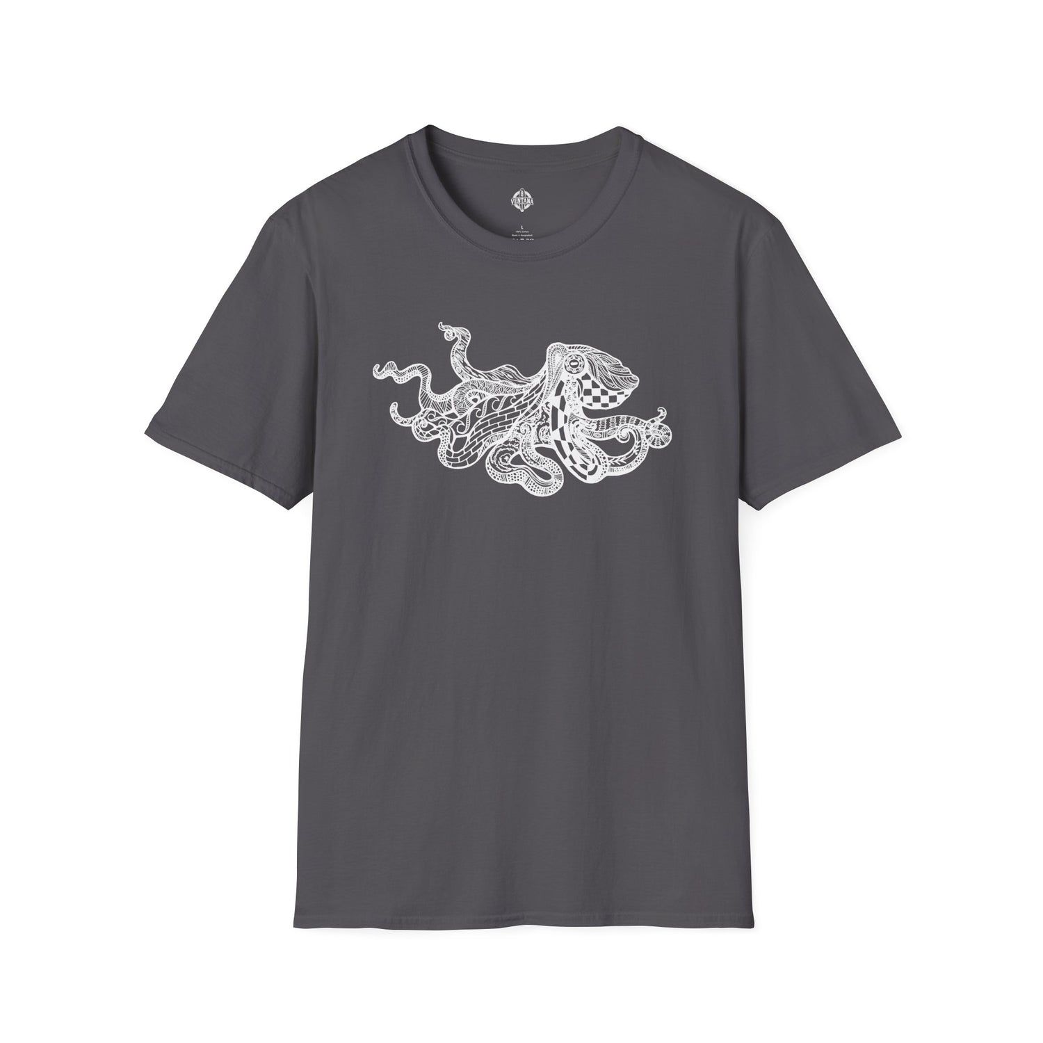 Ventangle Octopus Unisex - Soft Style U.S. Cotton T-Shirt