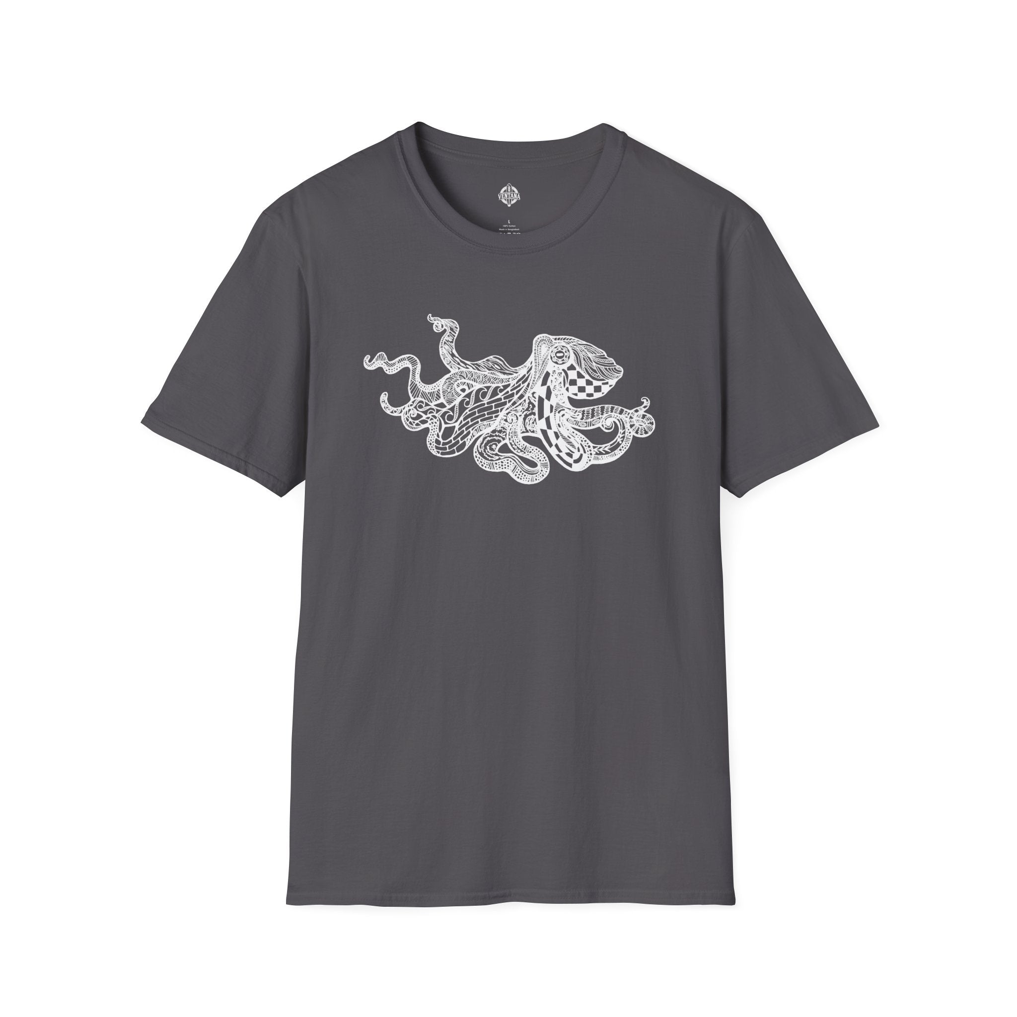 Ventangle Octopus Unisex - Soft Style U.S. Cotton T-Shirt