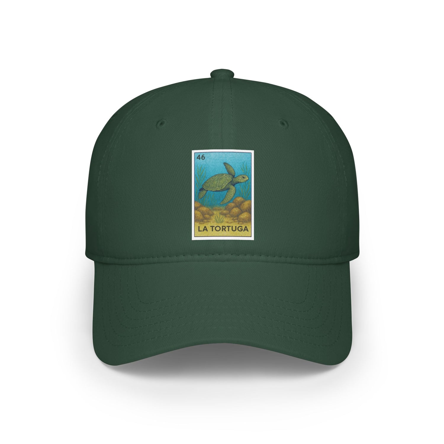Turtle Lotería Unisex - 100% Cotton Baseball Cap (La Tortuga)