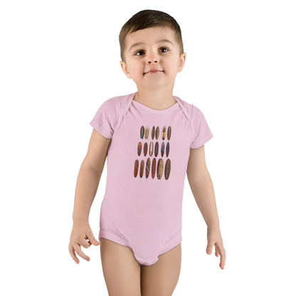 Ventana Wooden Surfboards - Baby Short Sleeve 100% Cotton Onesie