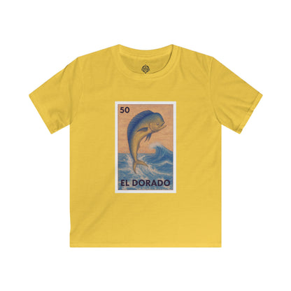 Dorado Lotería Kids - Soft Style U.S. Cotton T-Shirt (El Dorado)