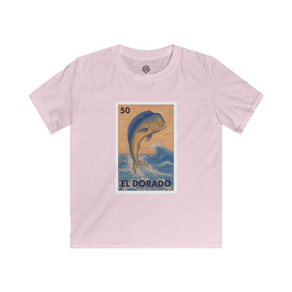 Dorado Lotería Kids - Soft Style U.S. Cotton T-Shirt (El Dorado)