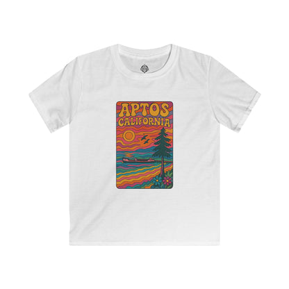 Aptos California Psychedelic Kids - Soft Style U.S. Cotton T-Shirt