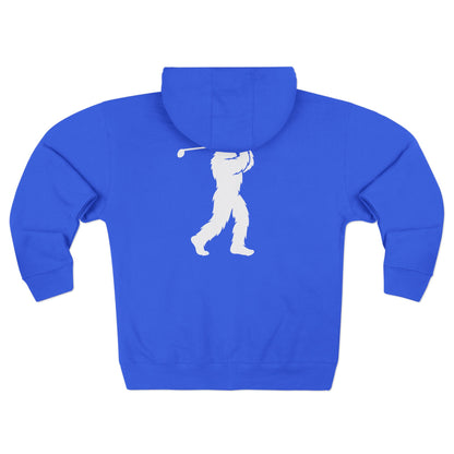 Ventana Golfsquatch Unisex - Zip Cotton Blend Fleece Hoodie