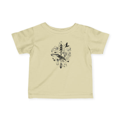 Ventana Monterey Bay by Thiago Bianchini - Infant 100% Cotton T-Shirt