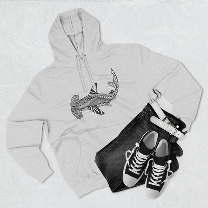 Ventangle Hammerhead Unisex - Pull-Over Cotton Blend Fleece Hoodie