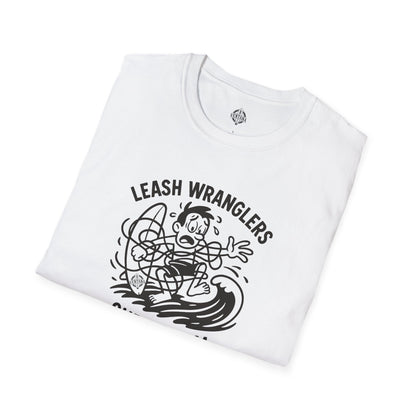 Leash Wranglers Surf Team Unisex - Soft Style U.S. Cotton T-Shirt