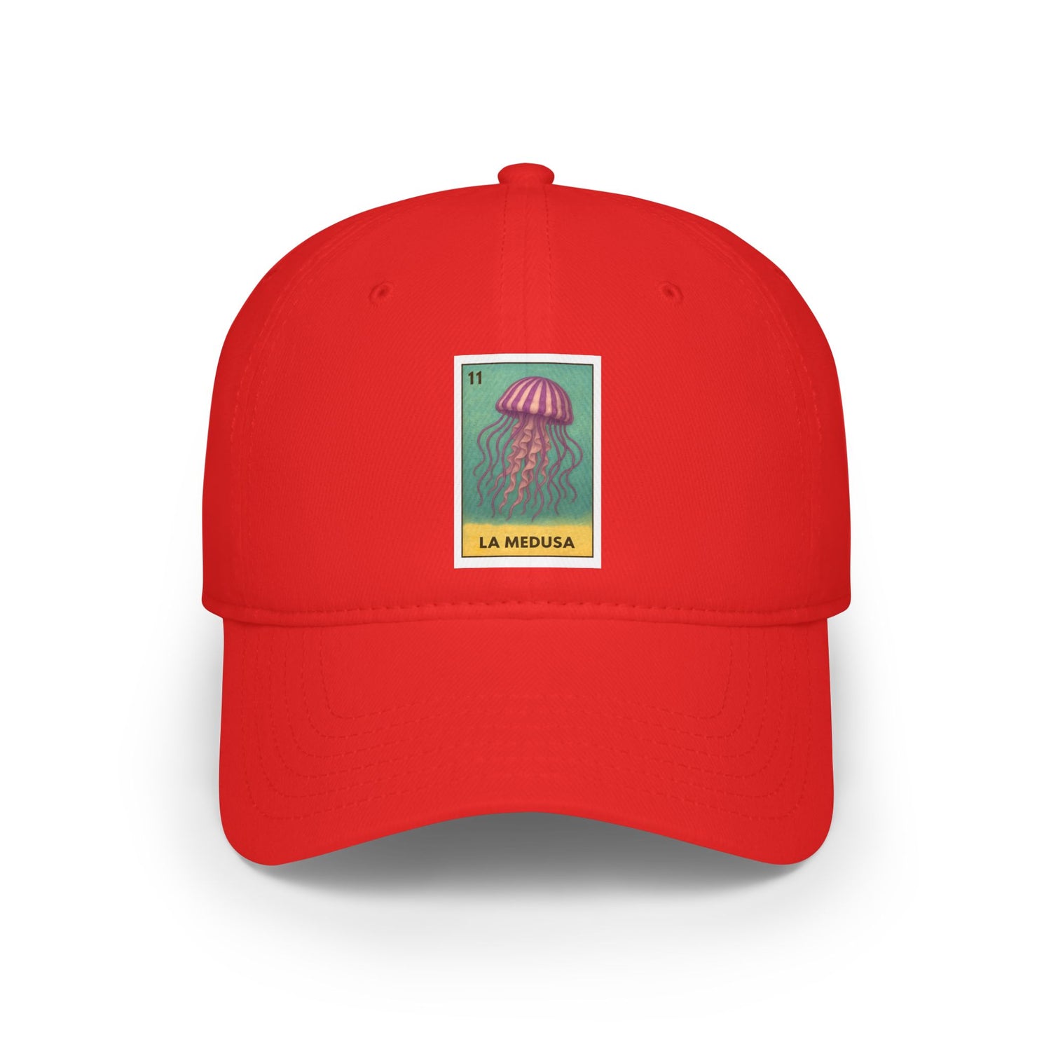 Sea Jelly Lotería Unisex - 100% Cotton Baseball Cap (La Medusa)