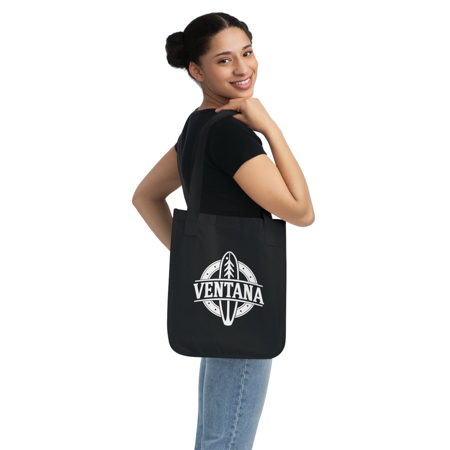 Ventana Treefish Logo Organic Cotton Tote Bag