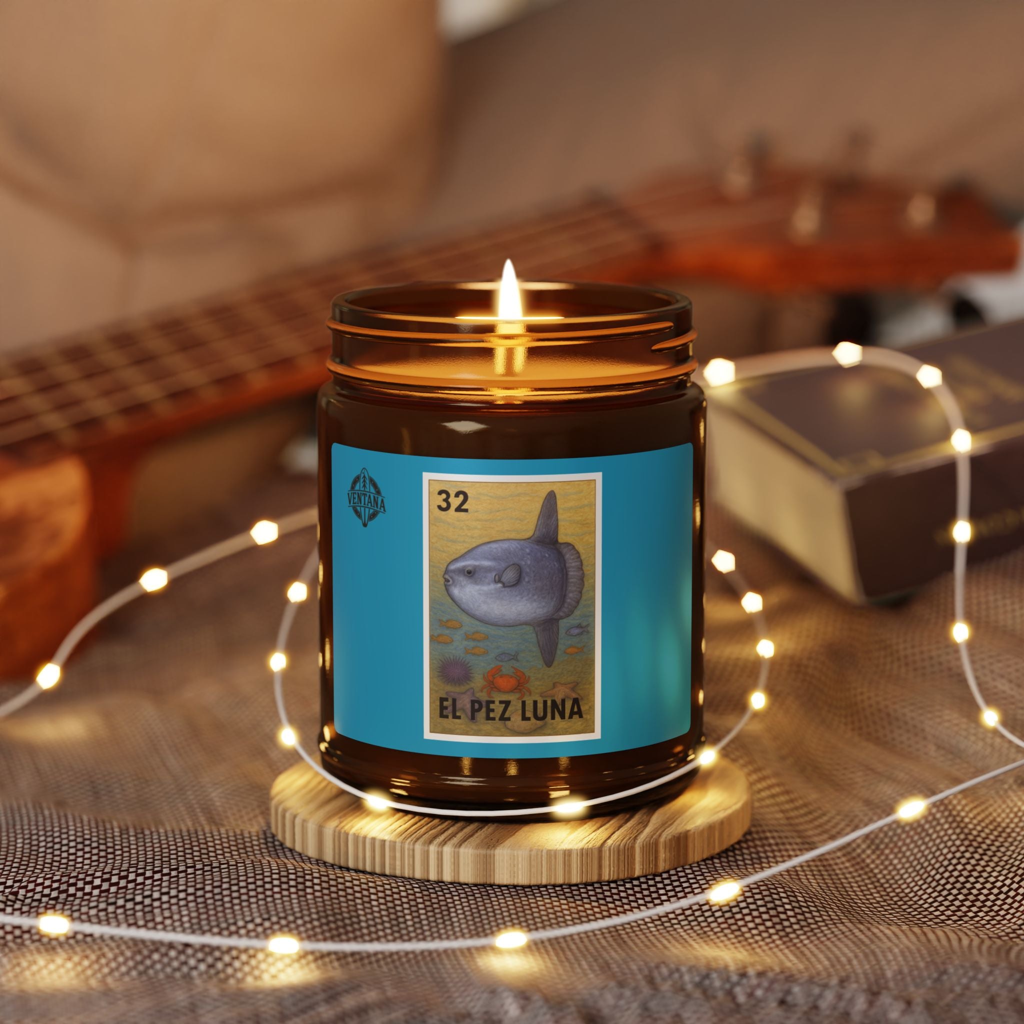 Sunfish Lotería - Scented Soy Candle (El Pez Luna)