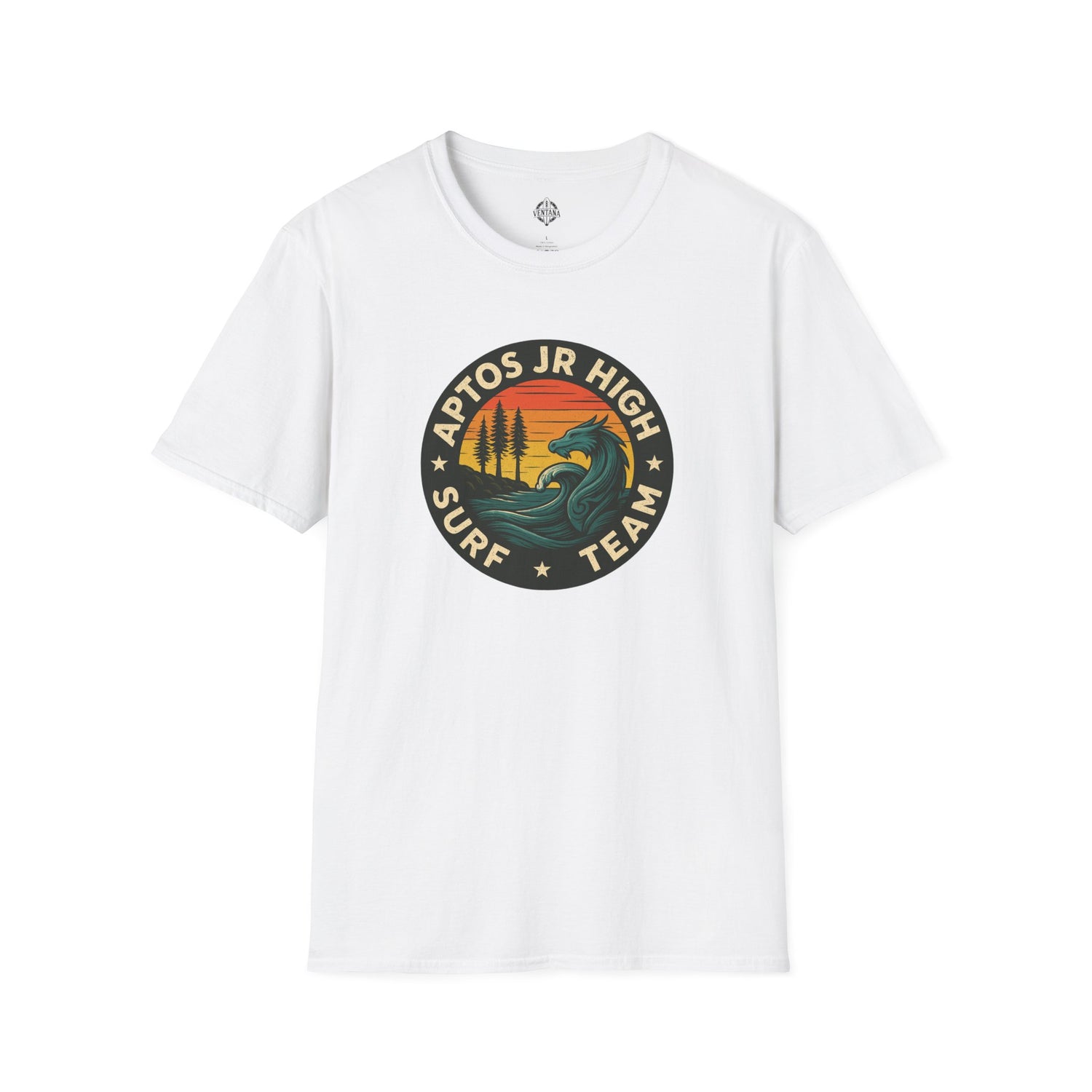 Aptos Junior High Surf Team Unisex - U.S. Cotton T-Shirt