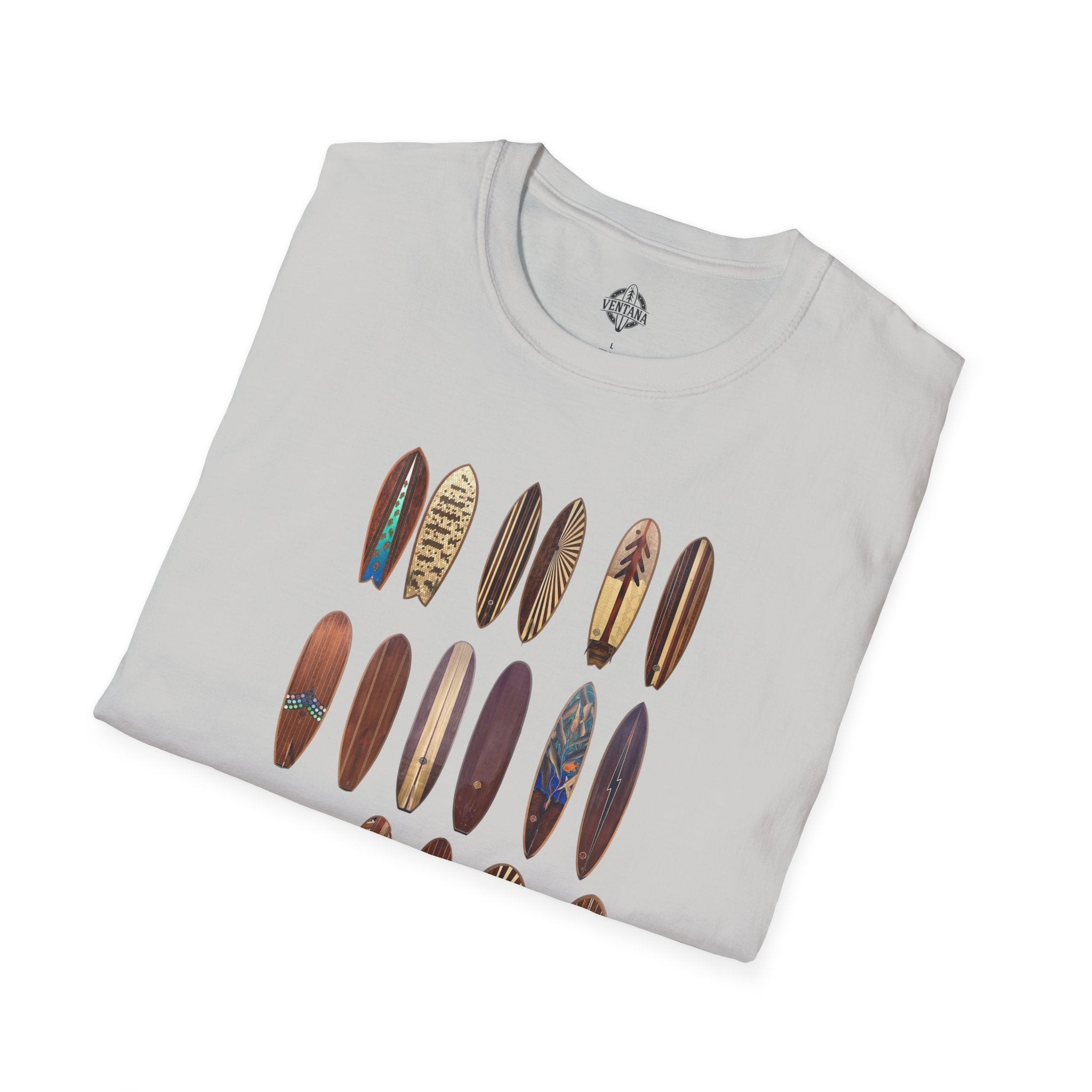 Ventana Wooden Surfboards Unisex - Soft Style U.S. Cotton T-Shirt
