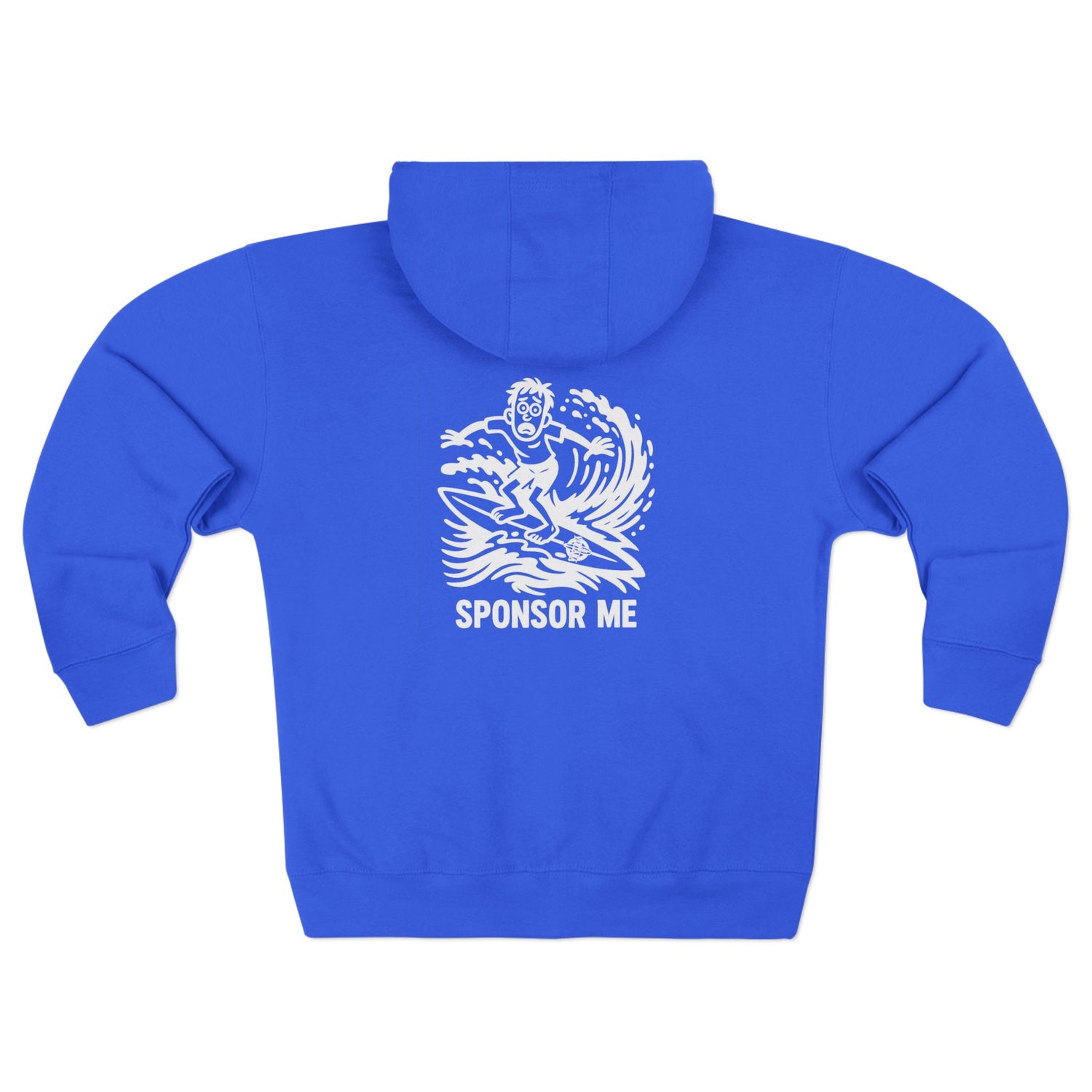 Sponsor Me Unisex - Zip Cotton Blend Fleece Hoodie