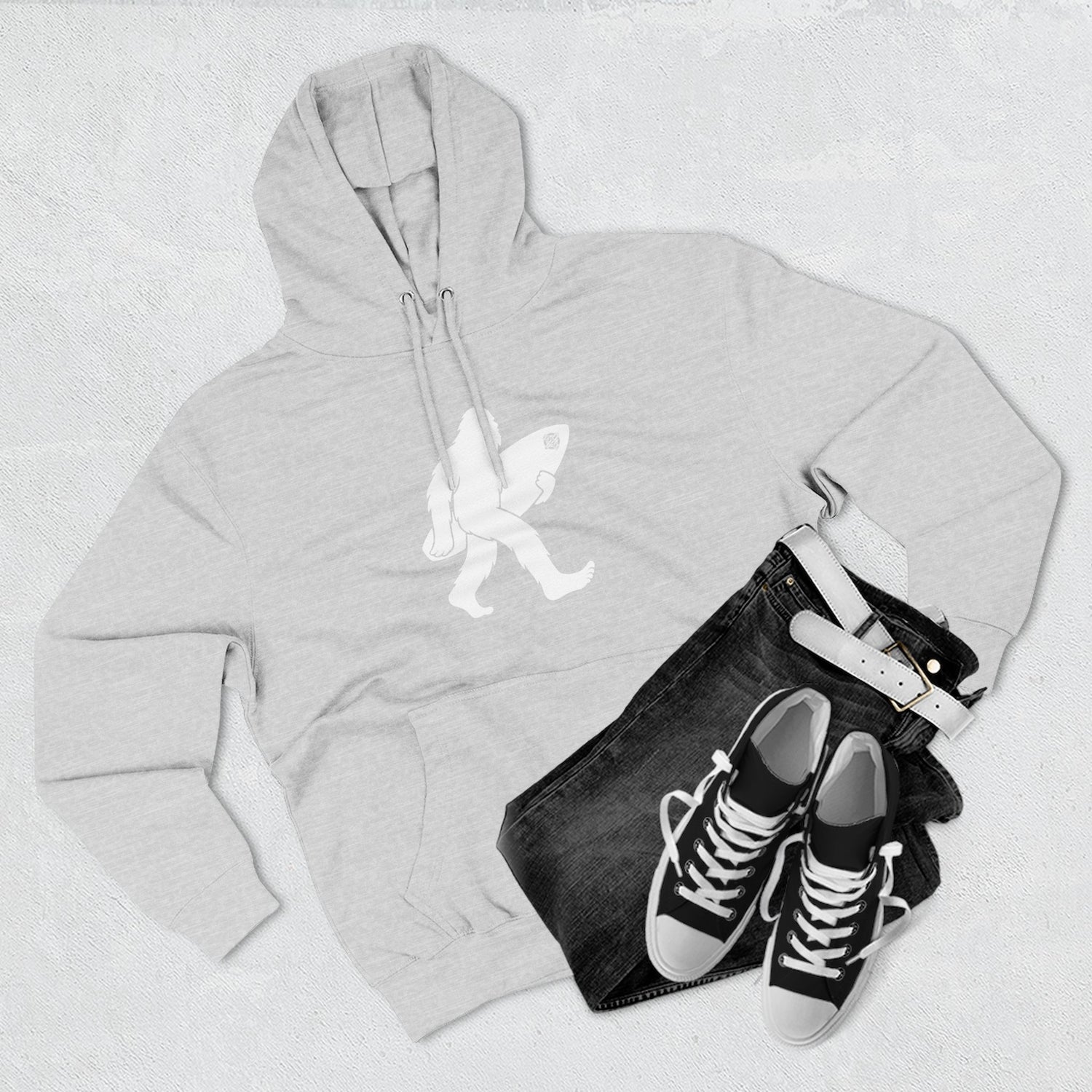 Ventana Surfsquatch Unisex - Pull-Over Cotton Blend Fleece Hoodie