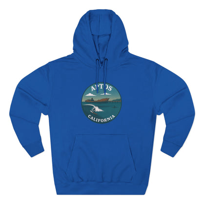 Aptos California Classic Unisex - Pull-Over Cotton Blend Fleece Hoodie