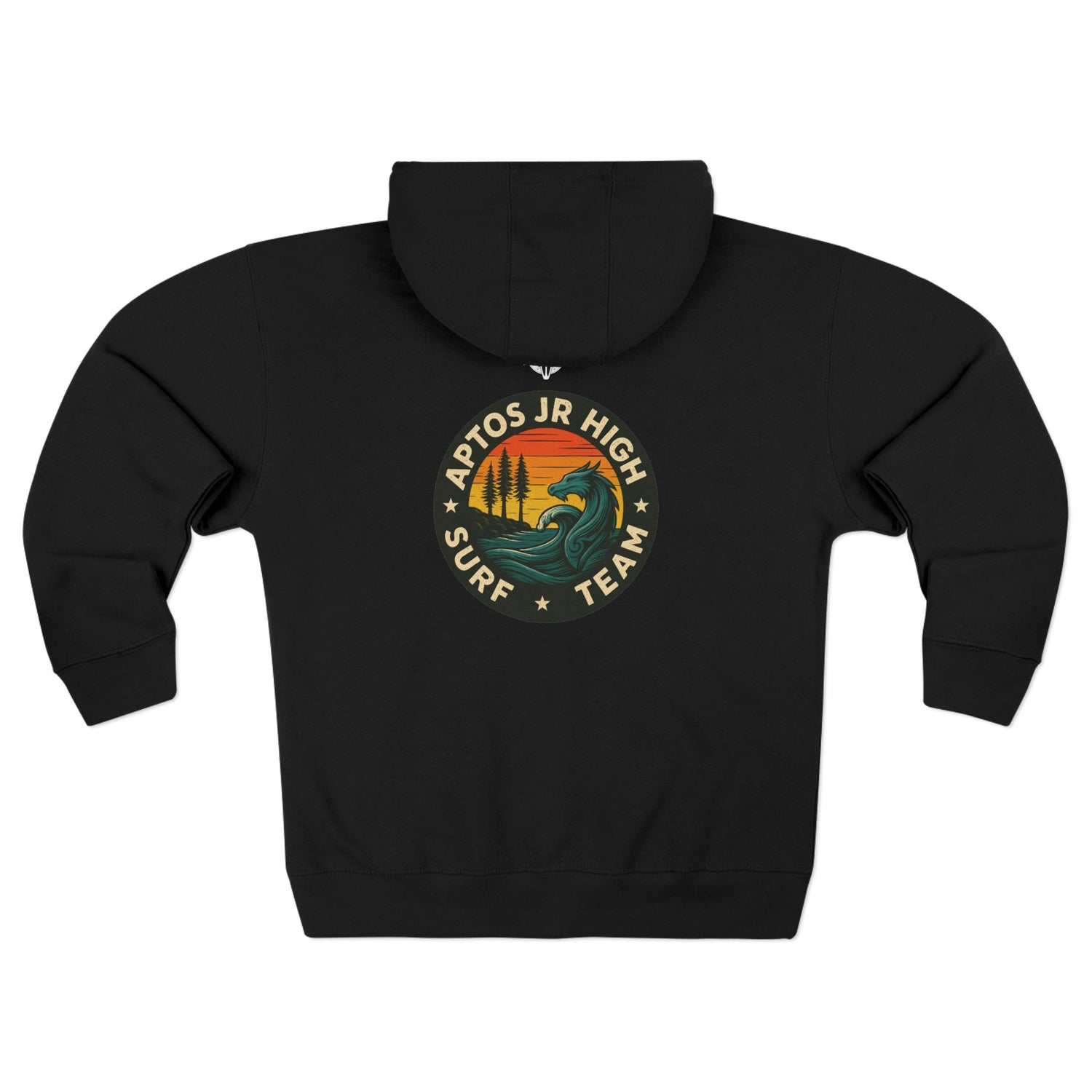 Aptos Junior High Surf Team Unisex - Zip Cotton Blend Fleece Hoodie