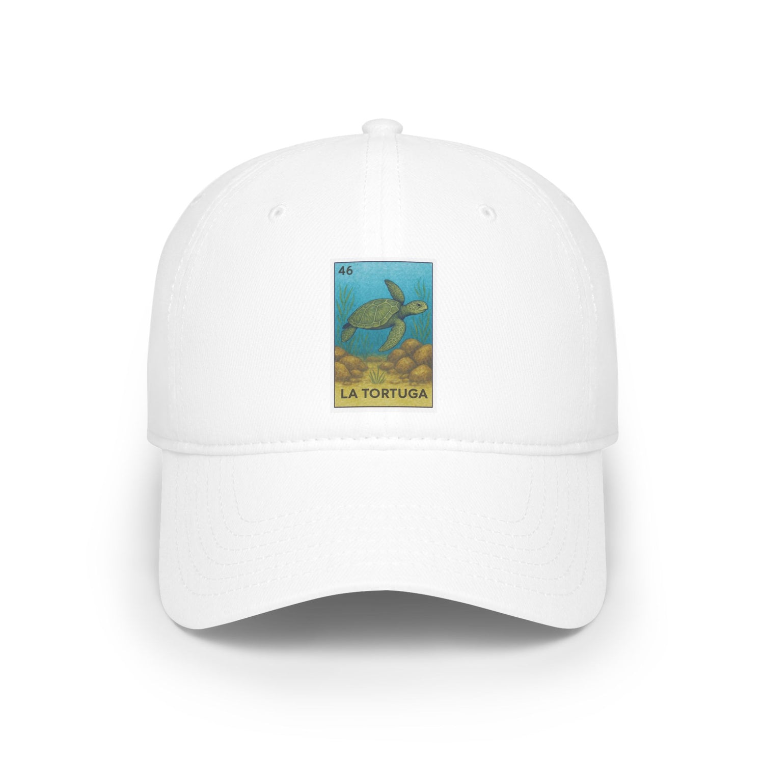 Turtle Lotería Unisex - 100% Cotton Baseball Cap (La Tortuga)
