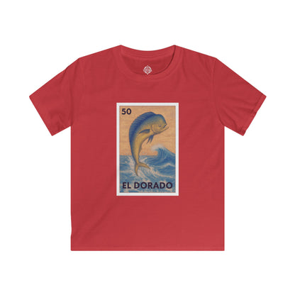Dorado Lotería Kids - Soft Style U.S. Cotton T-Shirt (El Dorado)