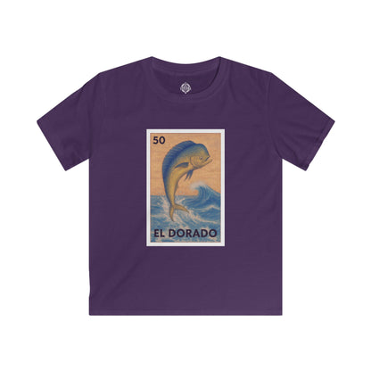 Dorado Lotería Kids - Soft Style U.S. Cotton T-Shirt (El Dorado)