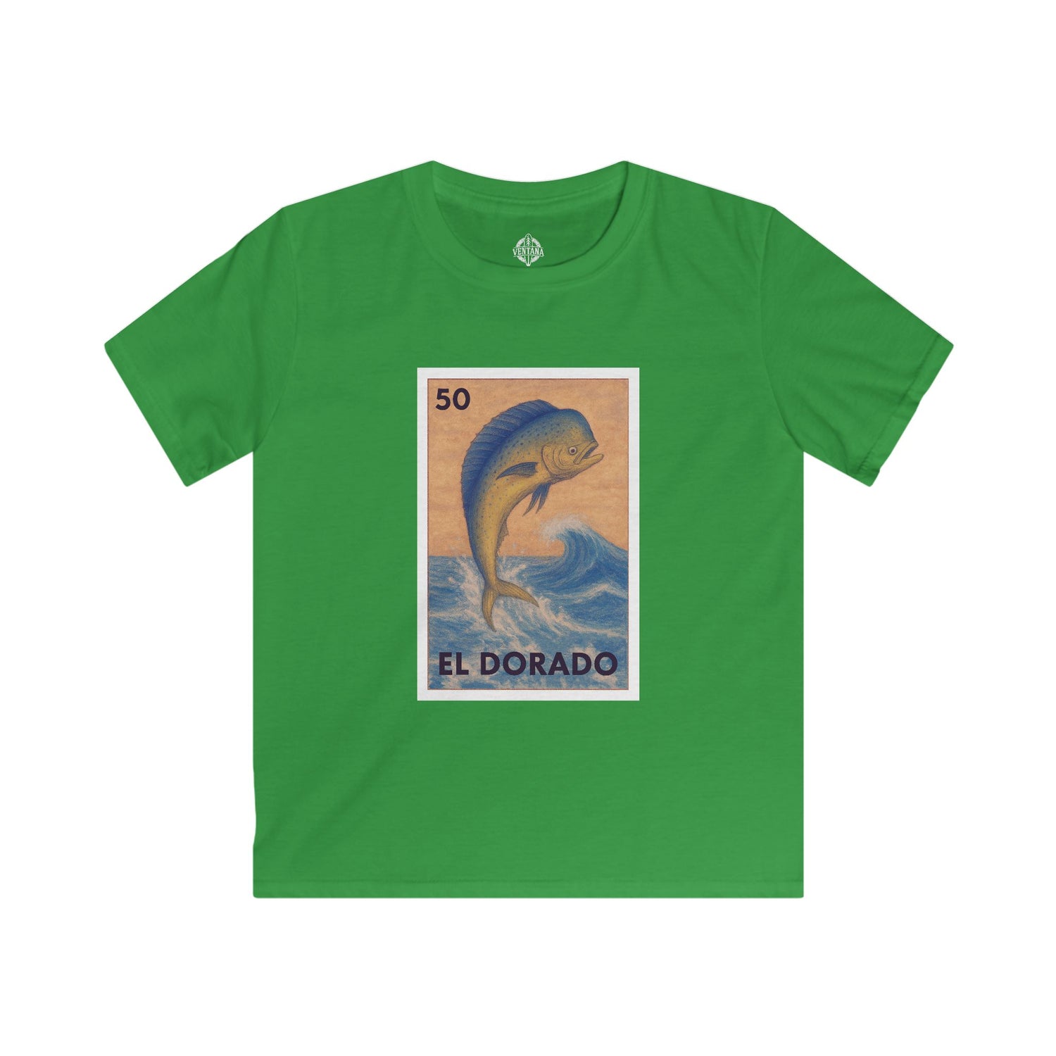 Dorado Lotería Kids - Soft Style U.S. Cotton T-Shirt (El Dorado)