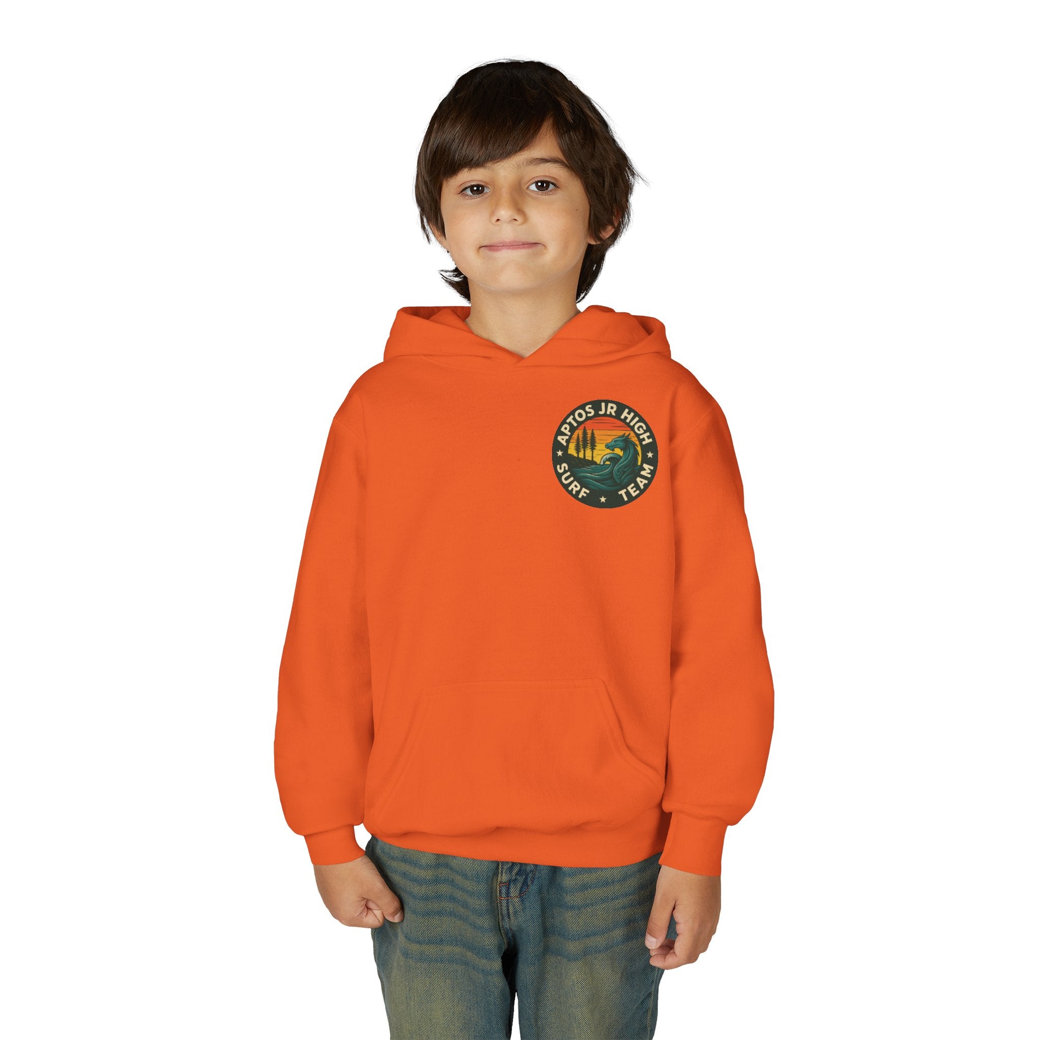 Aptos Jr High Surf Team Youth Pull-Over Hoodie - Heavy Blend Sweatshirt