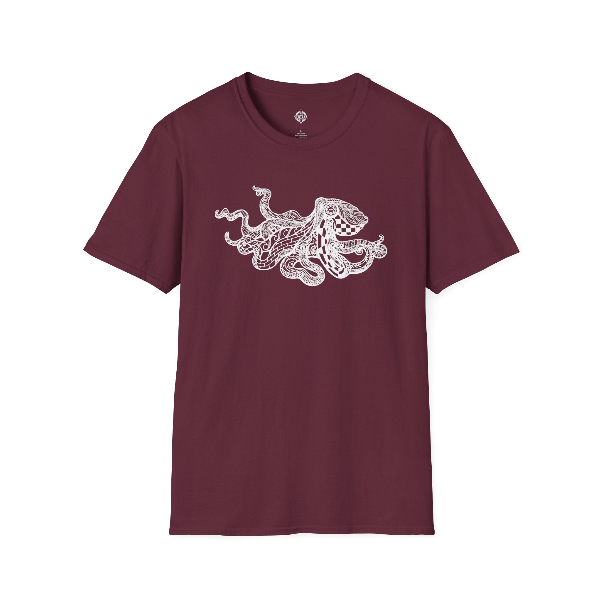 Ventangle Octopus Unisex - Soft Style U.S. Cotton T-Shirt