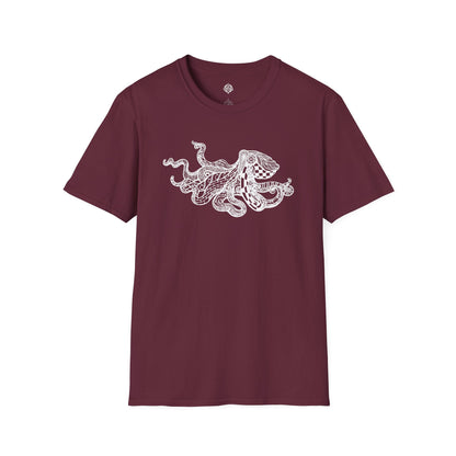 Ventangle Octopus Unisex - Soft Style U.S. Cotton T-Shirt